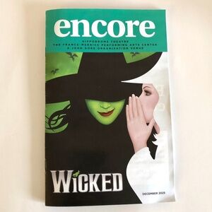 Wicked Musical Program Broadway Tour Baltimore December 2025